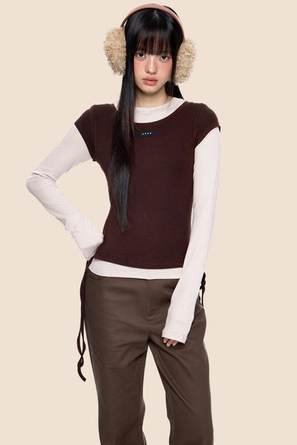 Elegant Layered Vintage Top