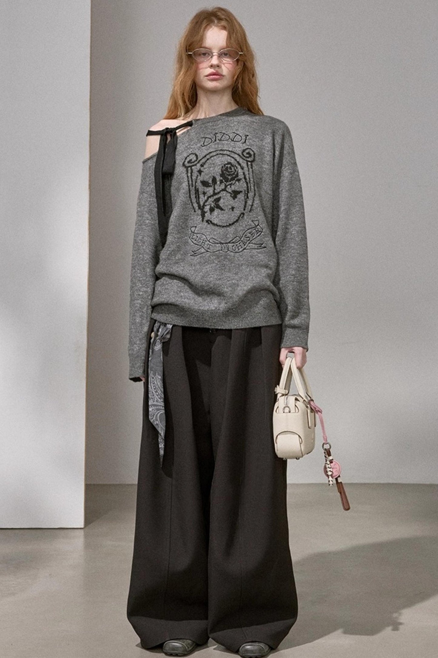 Button Pleated Winter Pants