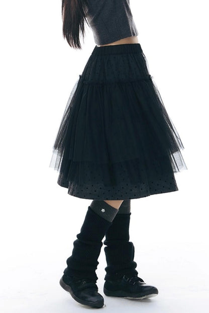 Mid-Leg Stacked Socks