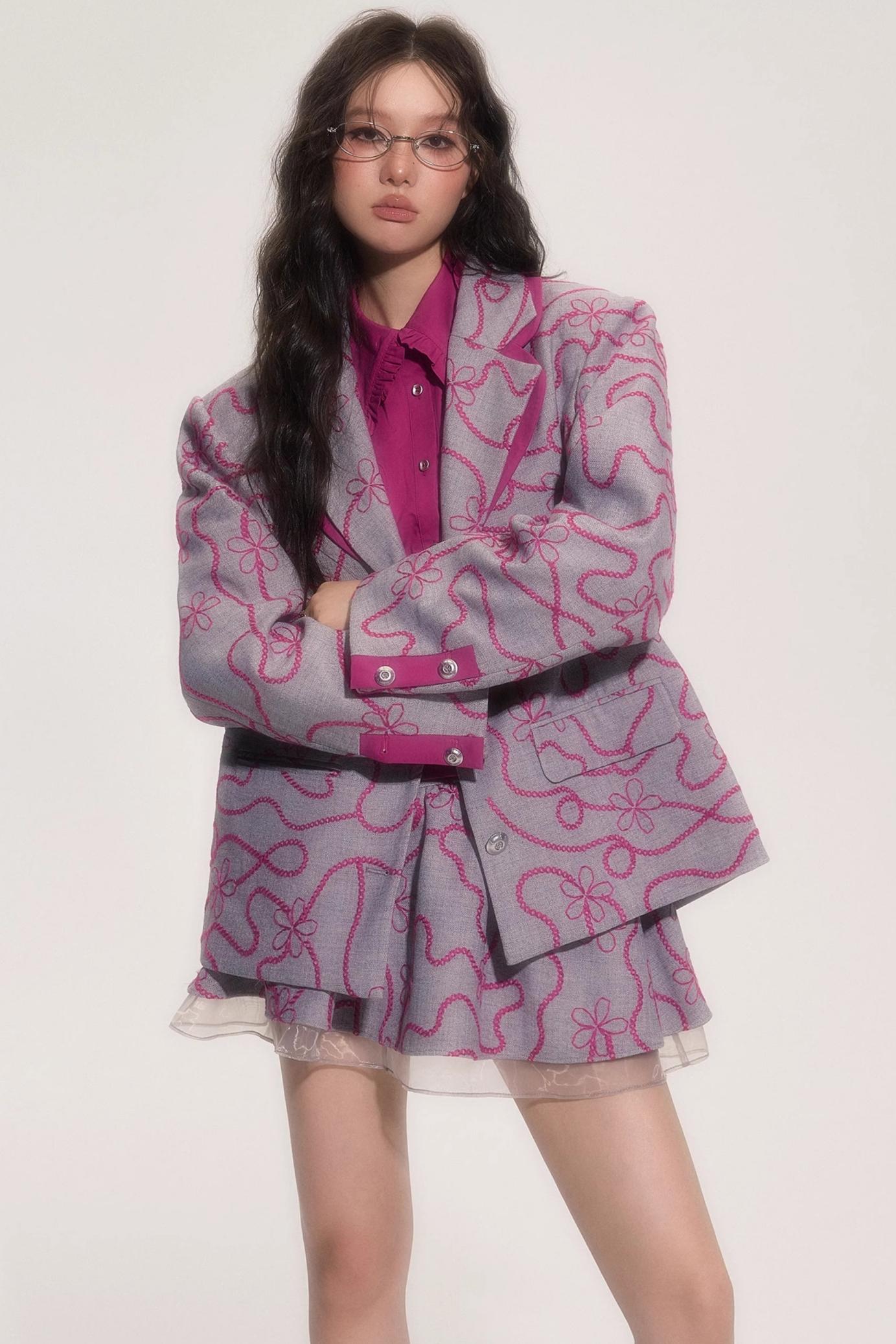 Art Design Silhouette Suit Set-Up