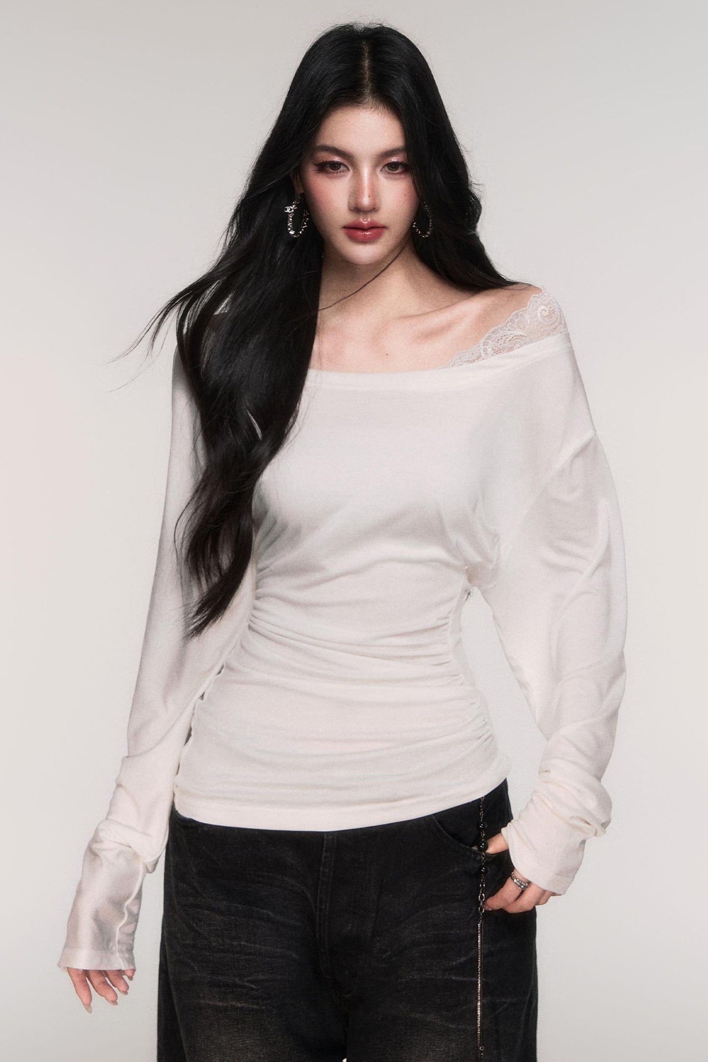 Lazy Sophisticated Lace Top