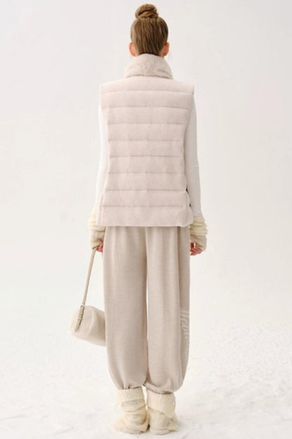 Plush Patchwork Leather Bag