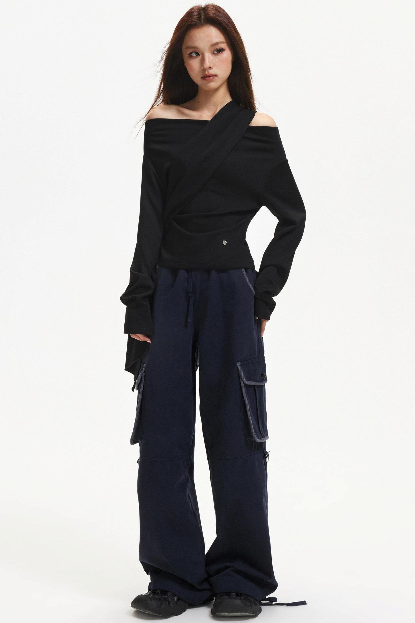 Elegant Off-Shoulder Knit Top