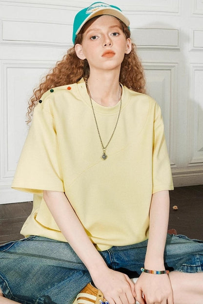 Artistic Beaded Summer Tee