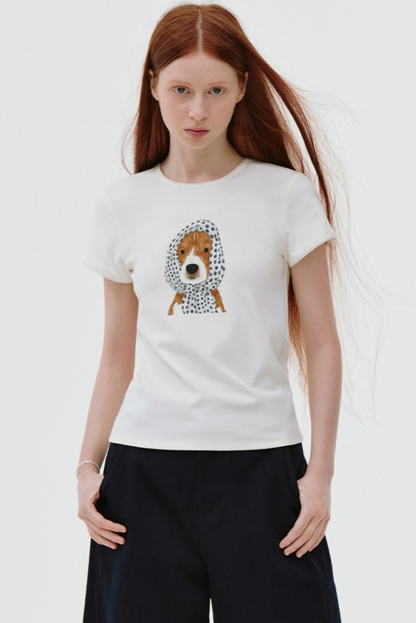Polka Dot Puppy Tee