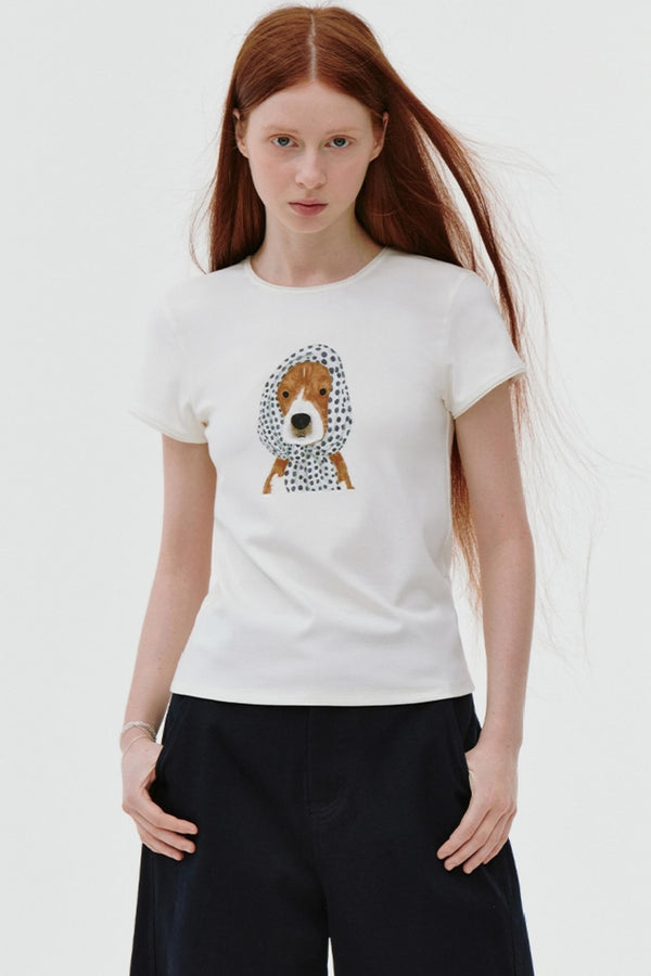 Polka Dot Puppy Tee