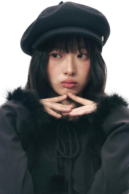 Furry Patchwork Base Layer Top