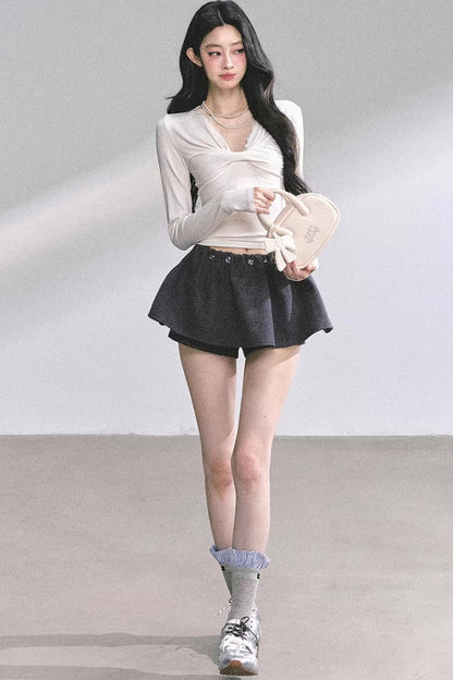 Ancient White Moonlight Lace Top