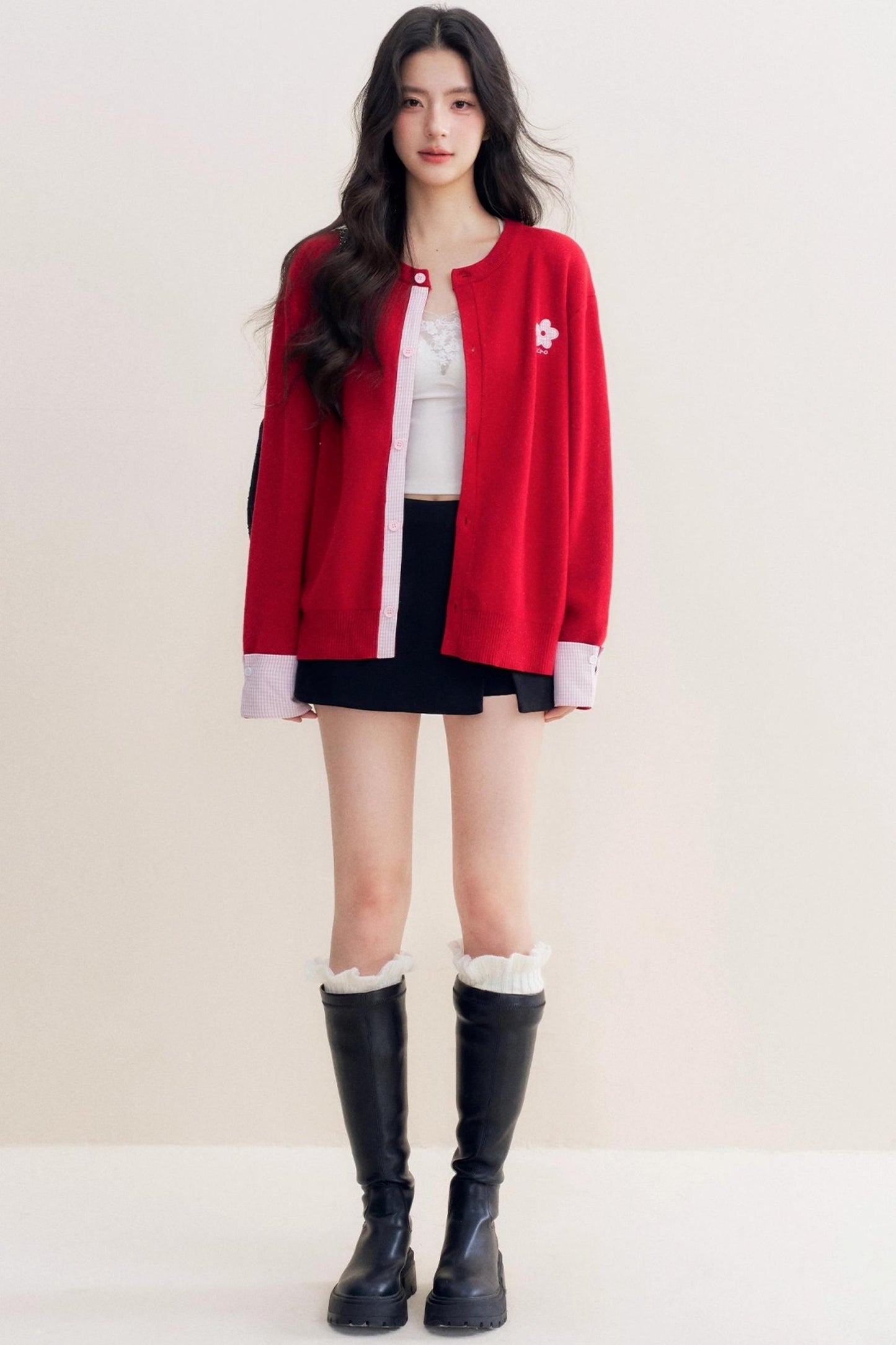 Romantic Patchwork Sweater Cardigan