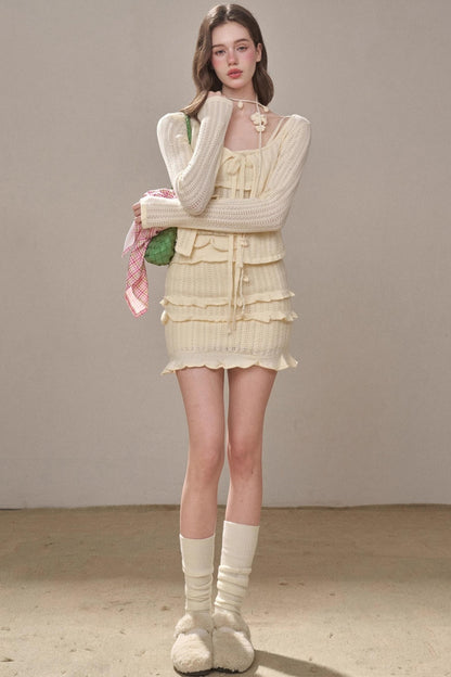 Sweet Lace Knit Set-Up