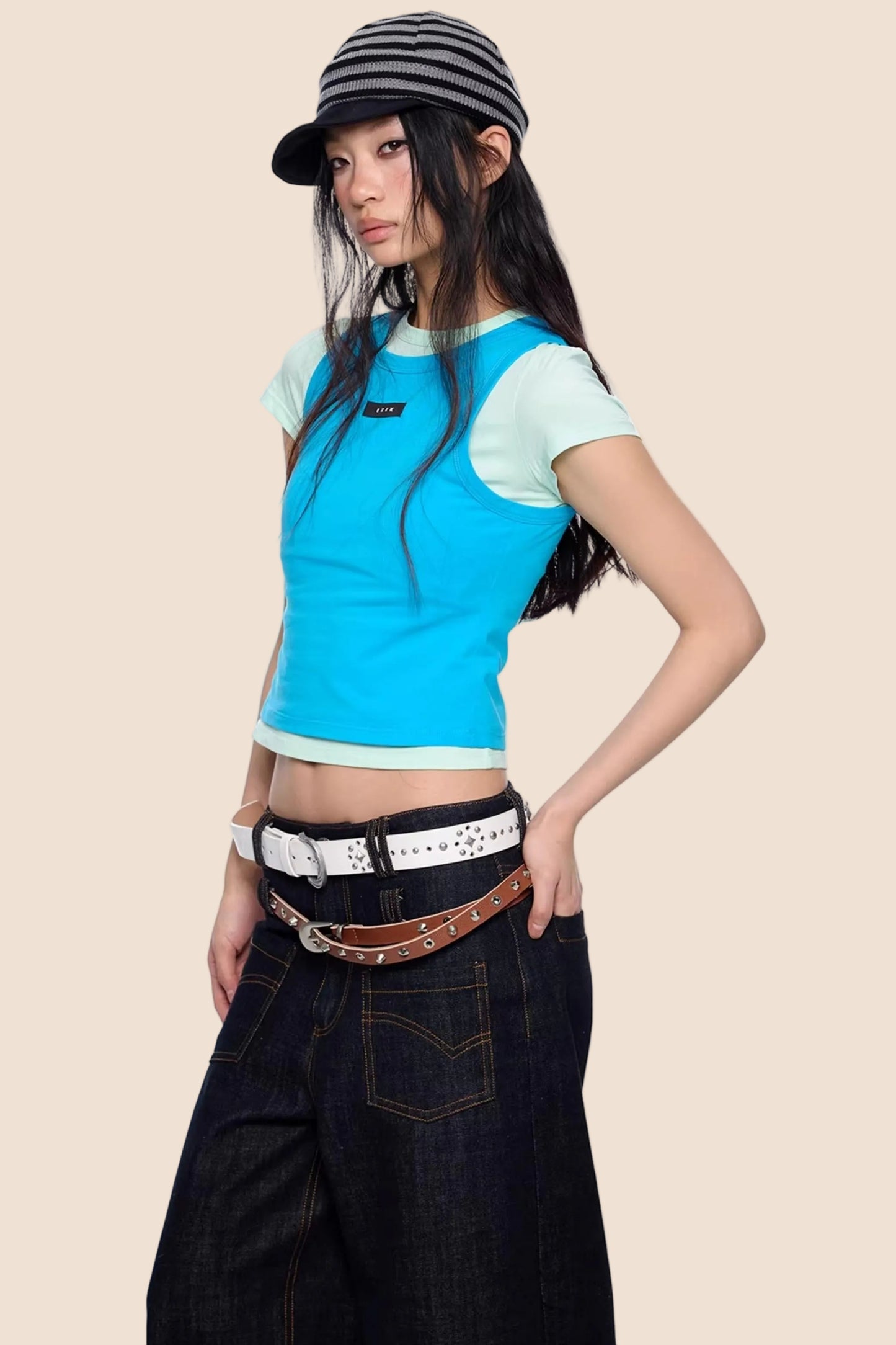 Dopamine Retro Slim-Fit Top