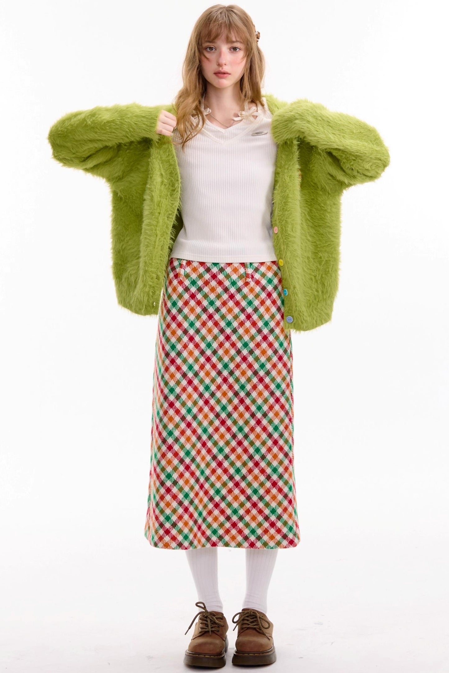 Lazy Butterfly Plush Cardigan