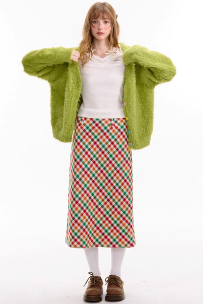 Lazy Butterfly Plush Cardigan