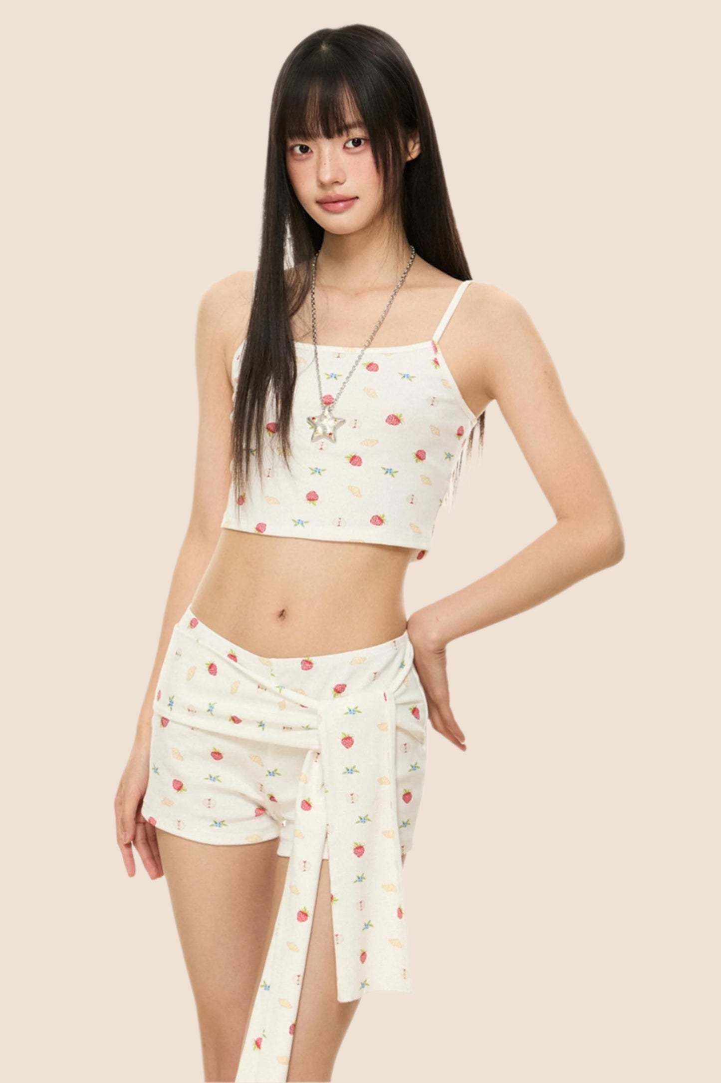 Summer Chic Camisole & Shorts Set-Up