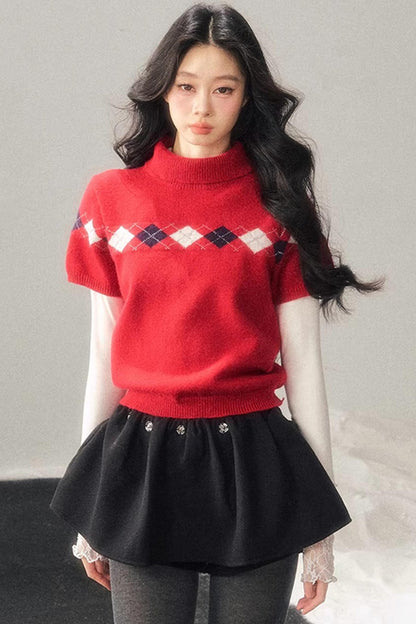 Snowy Scene Knit Sweater