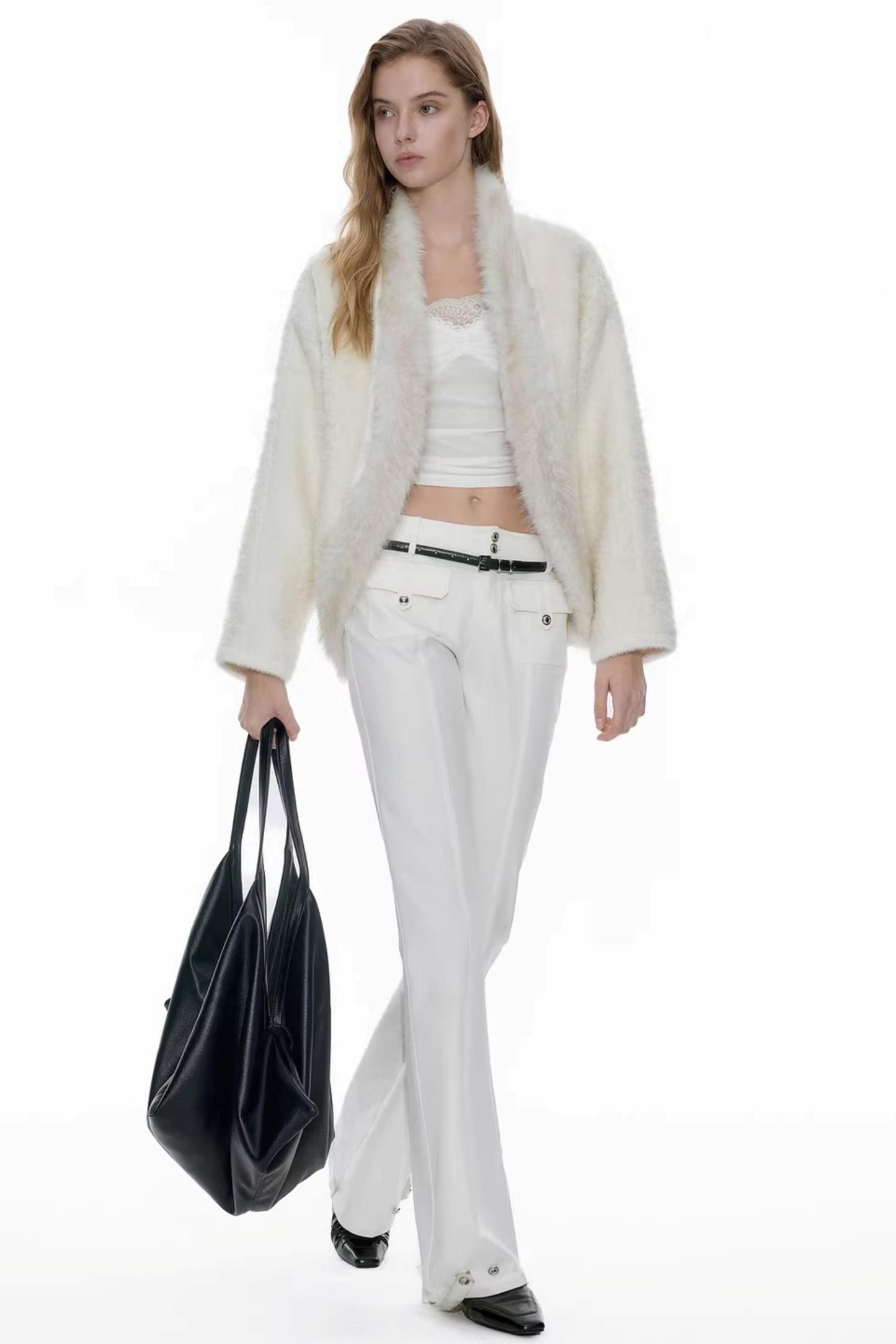 Wool Blend Lace Camisole