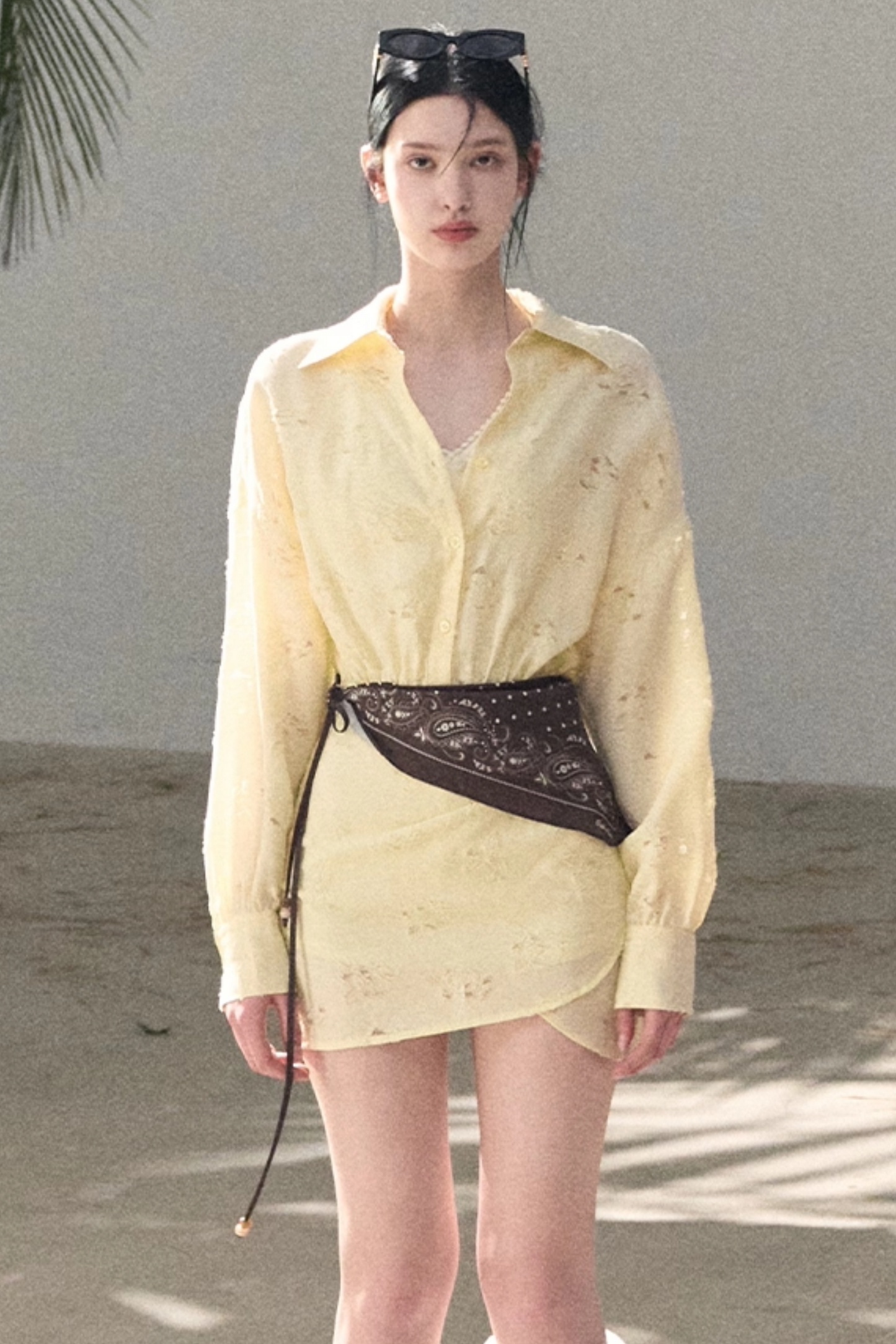 Jacquard Silk Dress Scarf Set