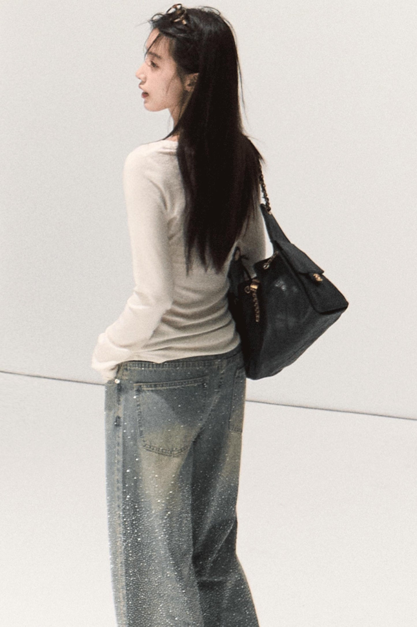 Skin Emotion Wool Knitted Top