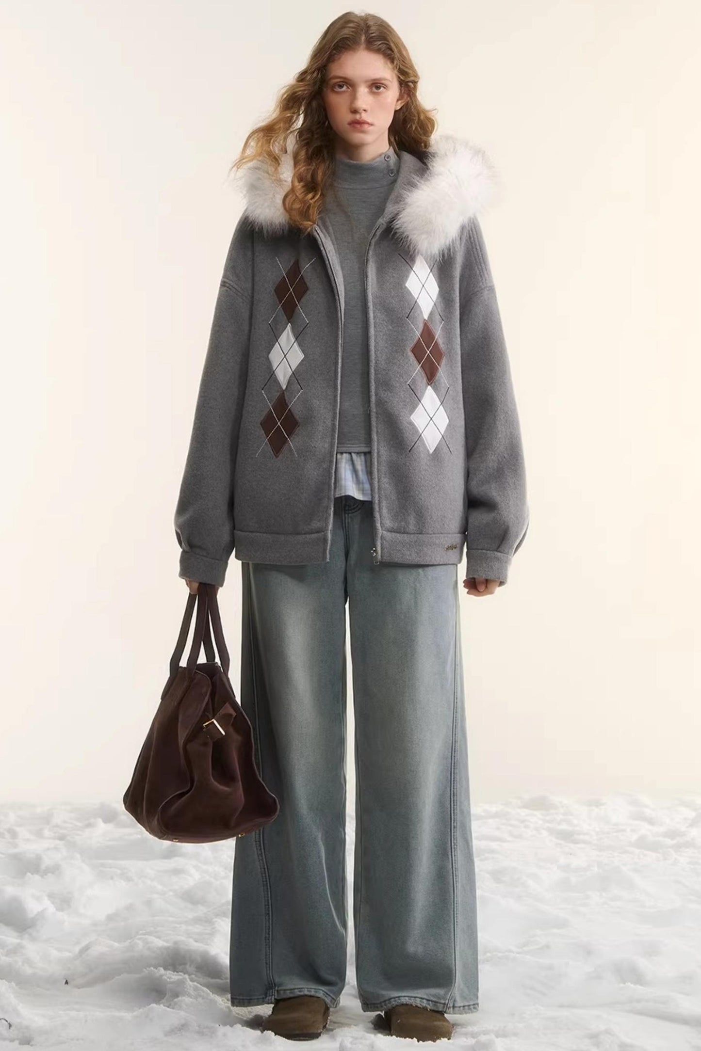 Washed Distressed Denim Pants