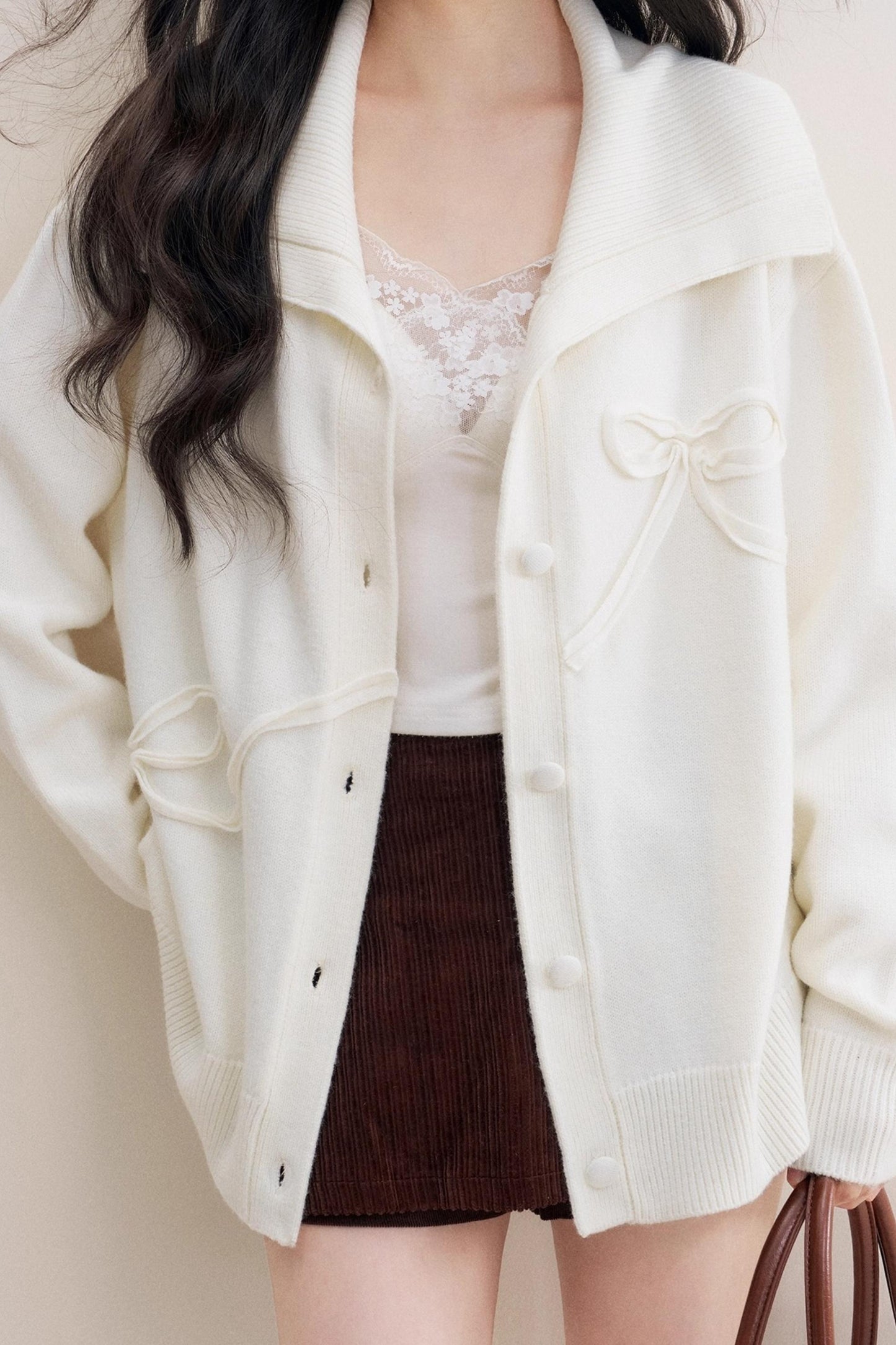 Lazy Sheep Wool Knit Cardigan