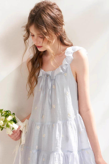 Ruffled A-Line Dress