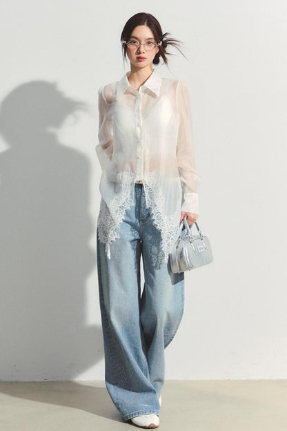 Lightweight Lace Sun Shirt