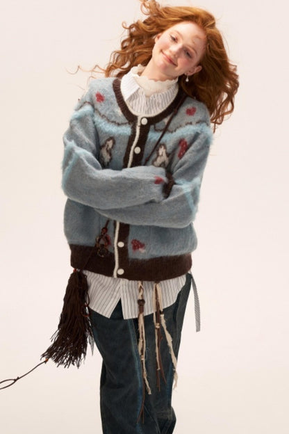 Cute Butterfly Fawn Cardigan