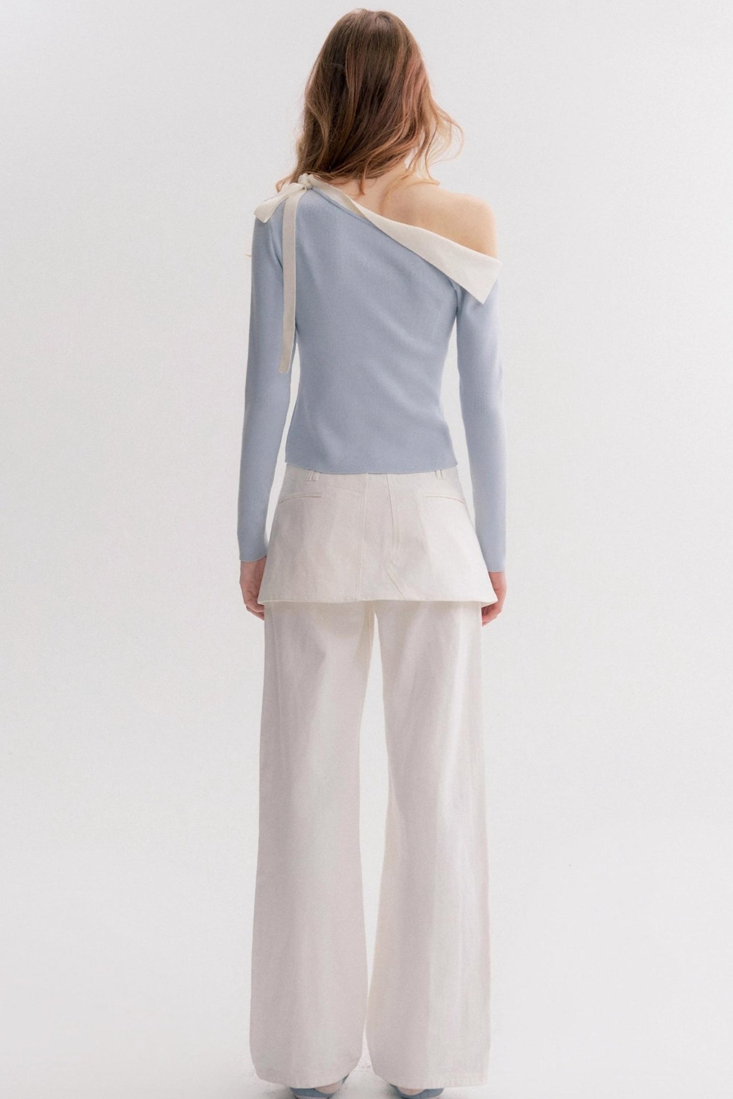 Lazy Casual Denim Skirt Pants