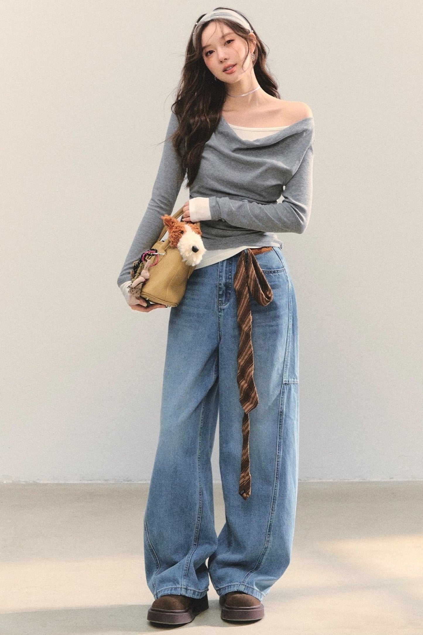 Swing Slim Fit Patchwork T-Shirt