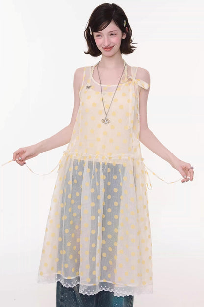 Sweet Wave Polka Dot Dress