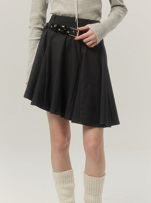 plaid pleated skirt