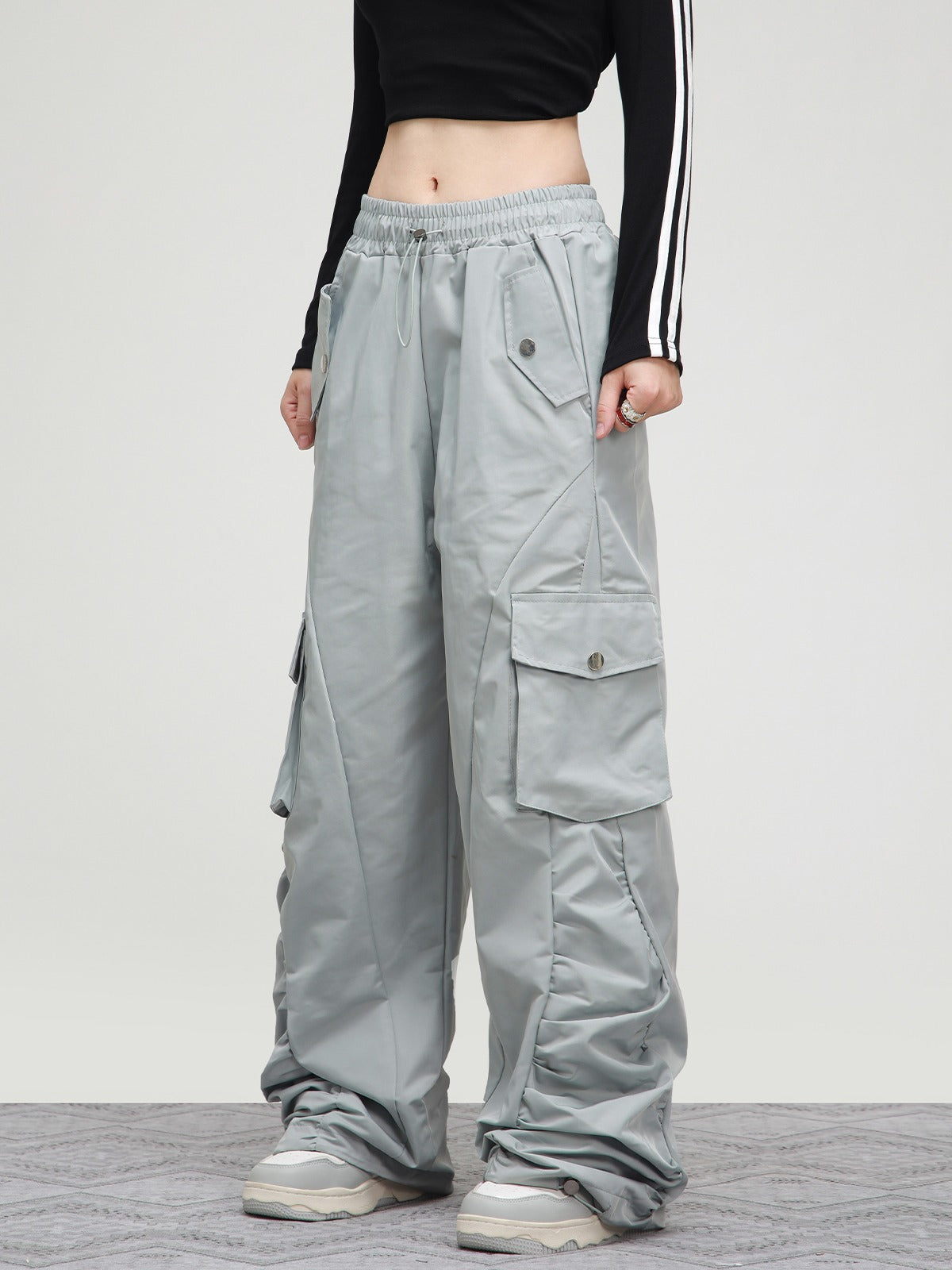 American Retro Straight Loose Pants