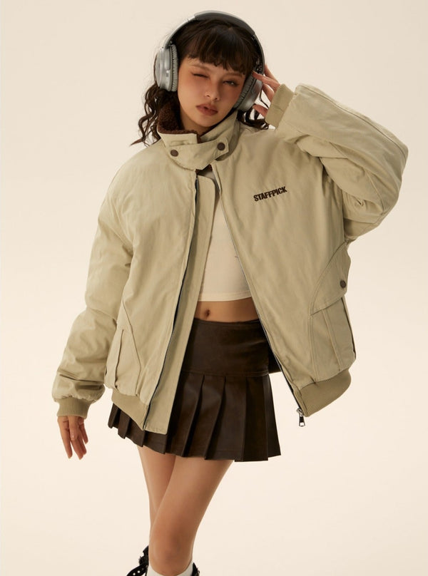 Long-sleeved Loose Casual Cotton Jacket