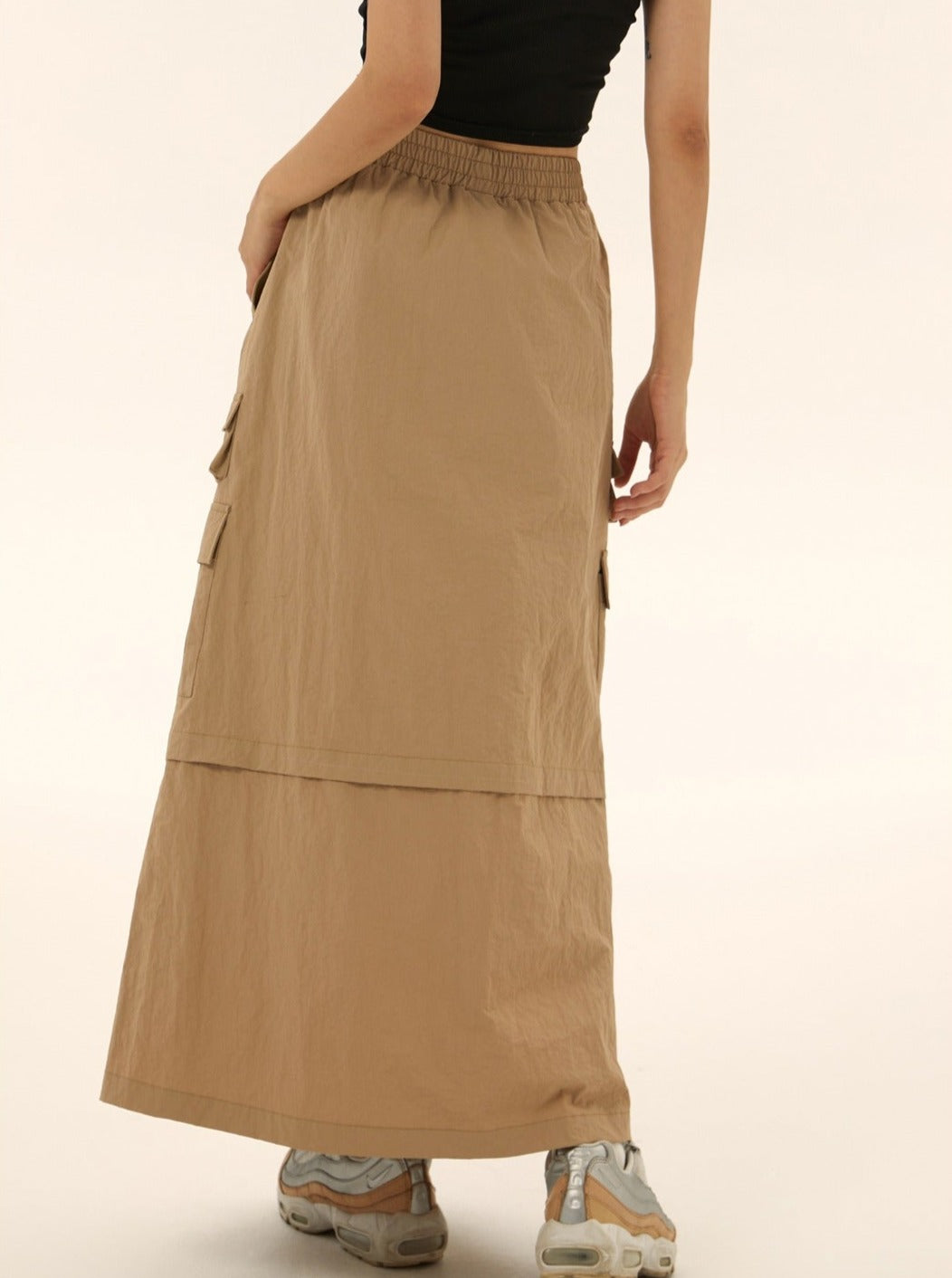 American retro cargo skirt