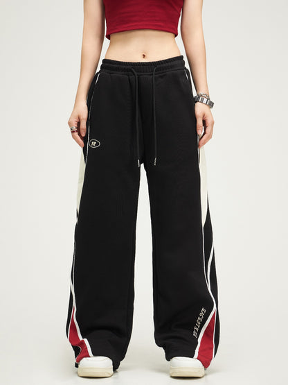 American retro straight loose pants