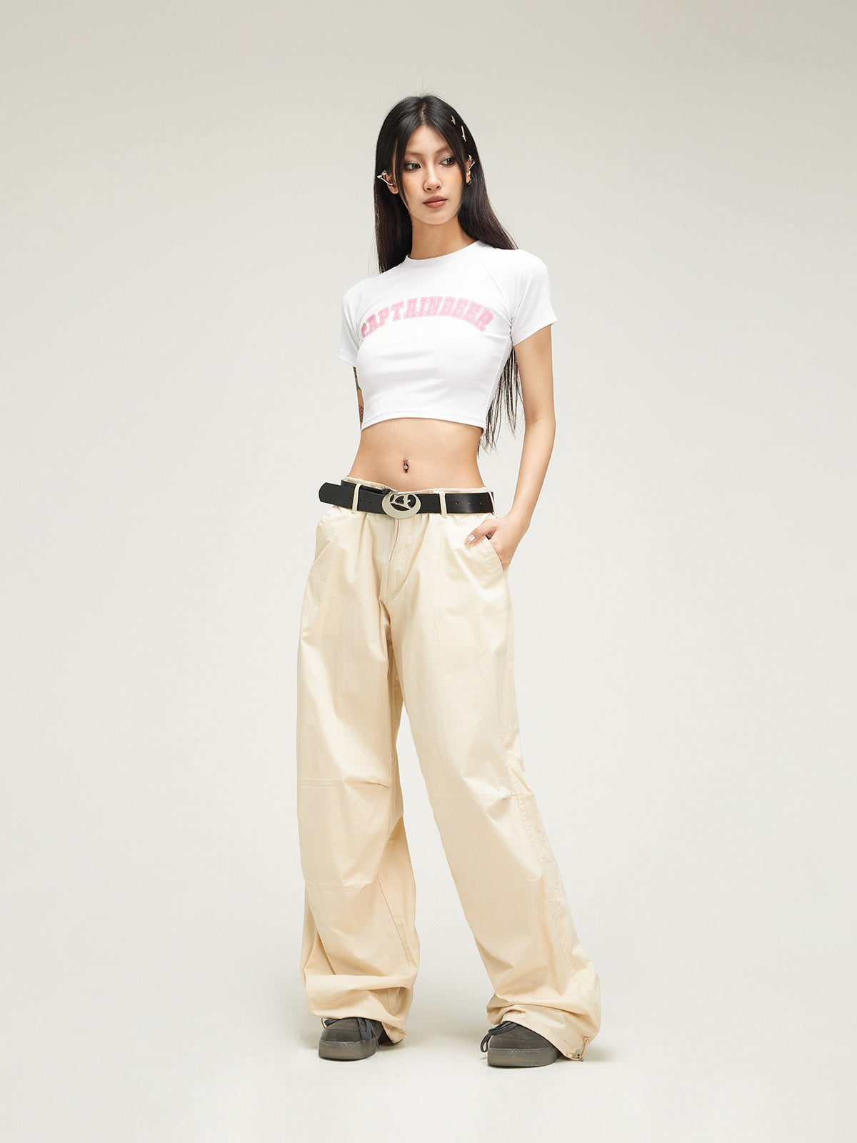 American Straight Loose Pants