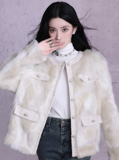 Fur Small Plush Jacket