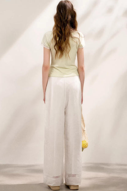 Green-Yellow Layered Tee