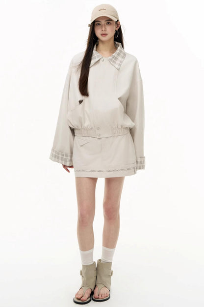 Salt Check Trench Coat Set-Up