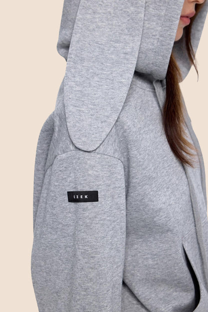 Retro Rabbit Drawstring Hoodie