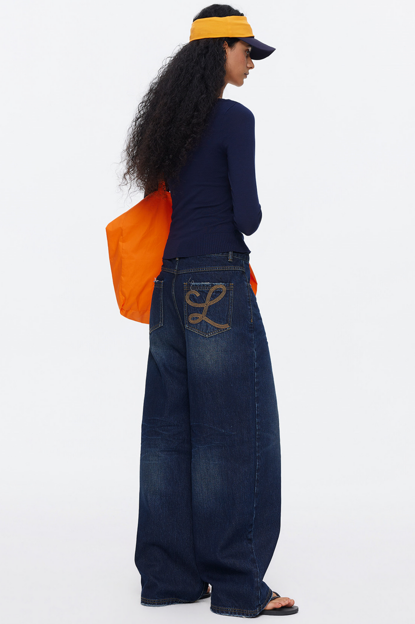 Lyocell Tencel Farbblock-Sweater