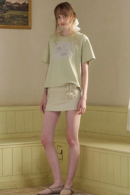 Wandering Fish Embroidered T-shirt