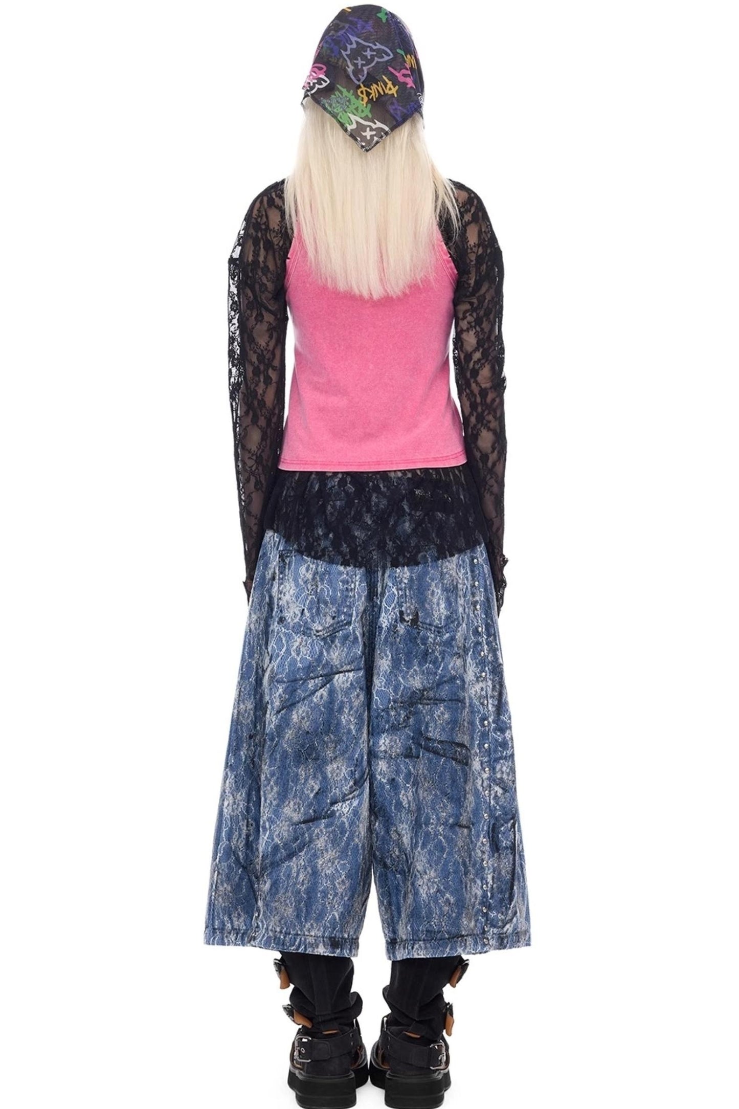 Electric Moon Denim Shorts