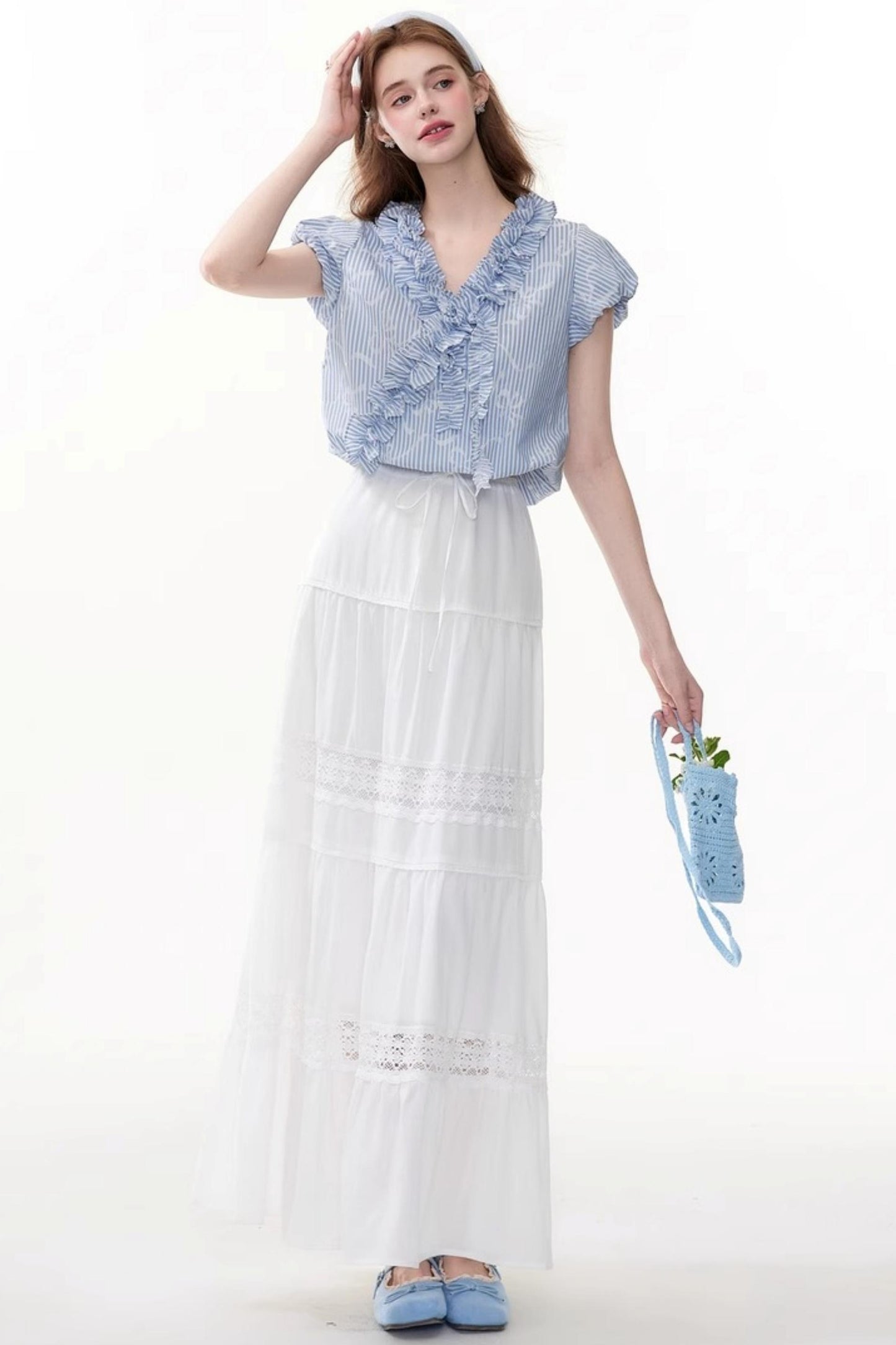 Summer Ruffled Stripe Set-Up