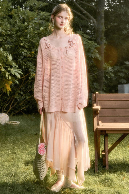 Galaxy Cool Ice Silk Cardigan