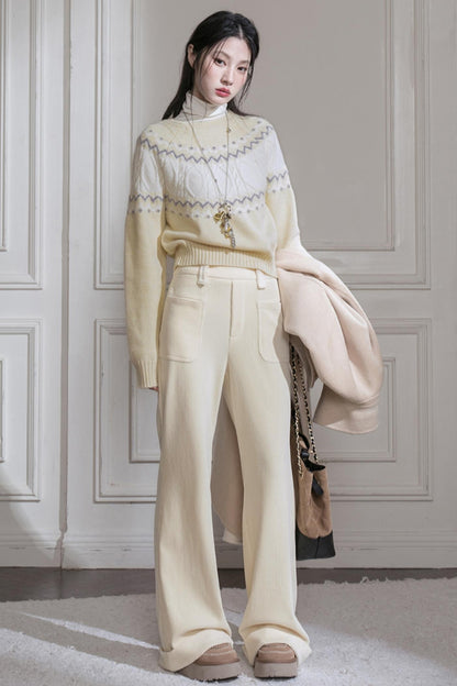 Snow Melt Corduroy Flared Pants