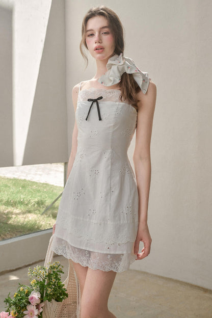 Embroidered Lace Sundress
