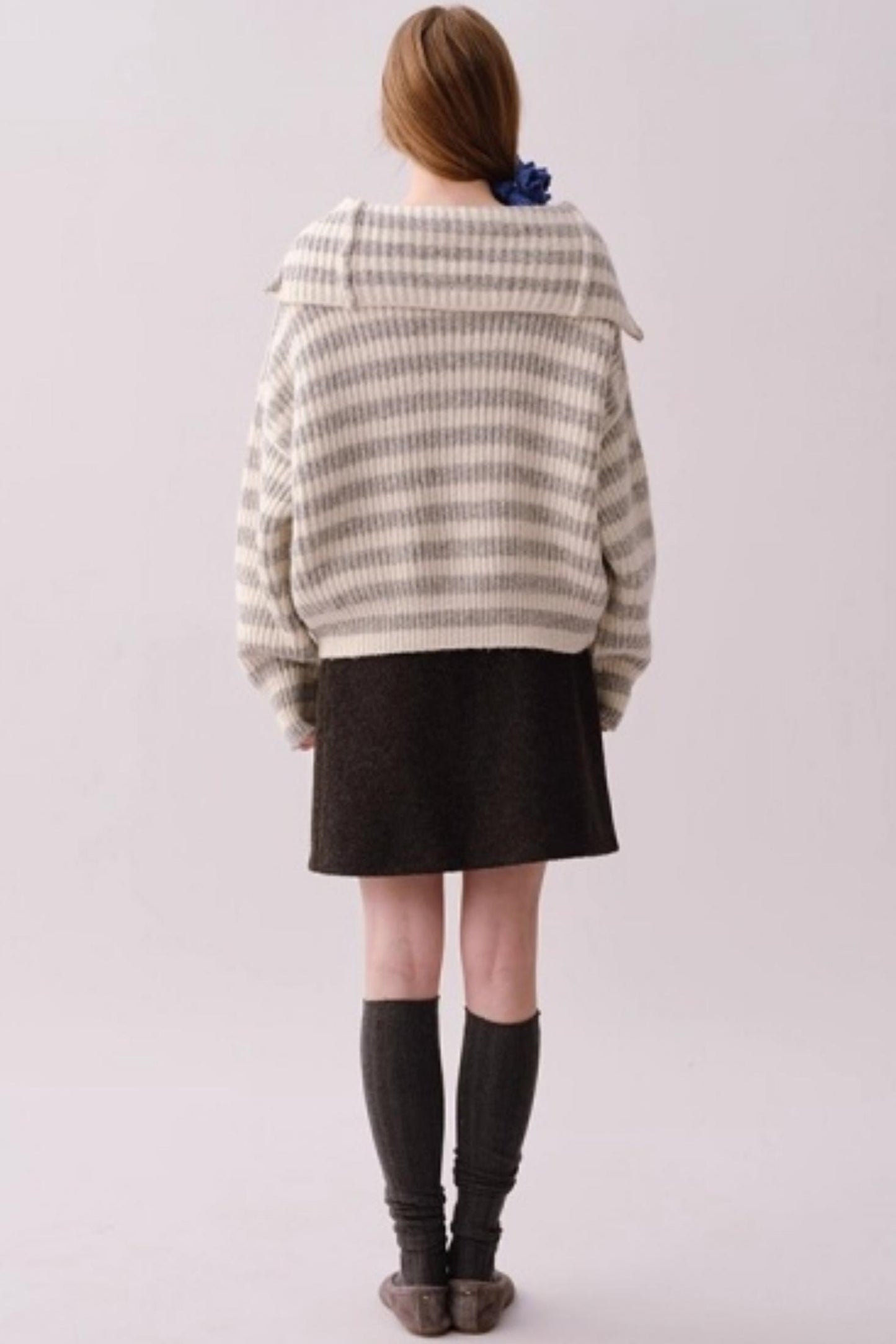 Heavy Woolen Patchwork Skirt