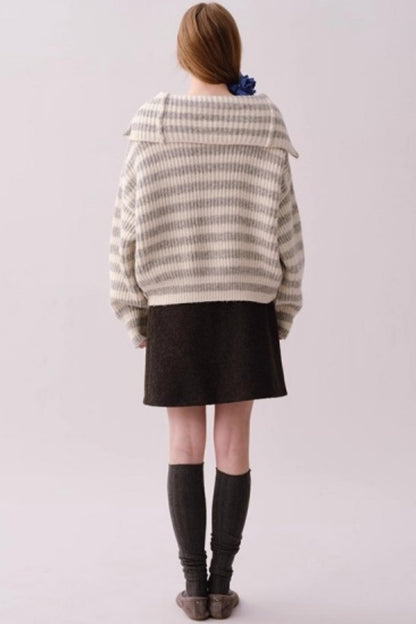 Heavy Woolen Patchwork Skirt