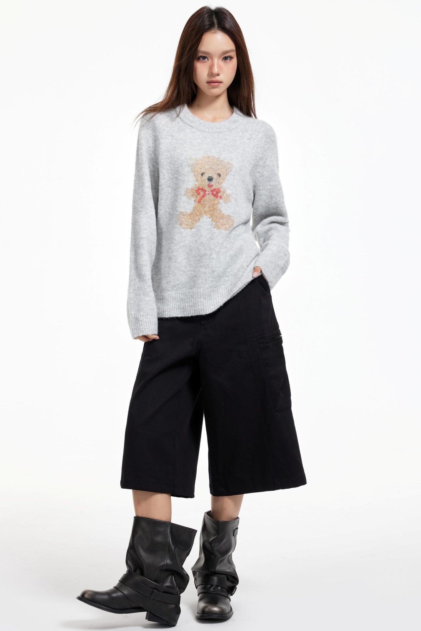 Black Wide-Leg Pants